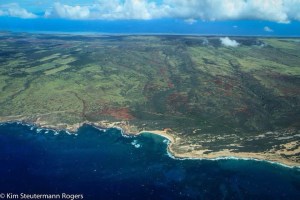 Aerial View of Molokai's Moomomi Preserve