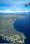 molokai, aerial view, coastline