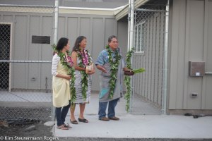 Danny Akaka, Jr. and family bless Ke Kai Ola