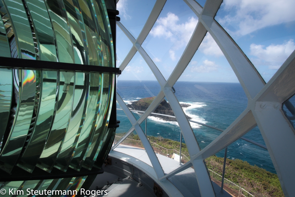 View from Inside Lantern Room of Kilauea Point Lighthouse.