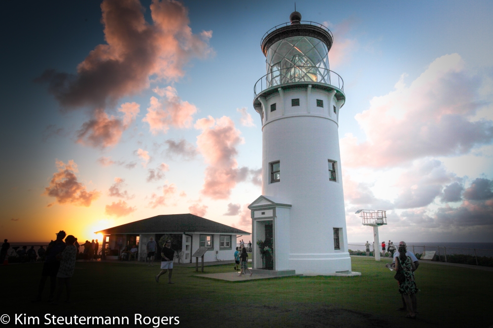 Kilauea Point Lighthouse at Sunset