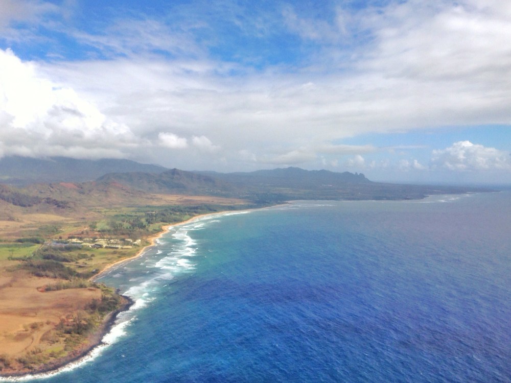 View of Kauai's East Side.
