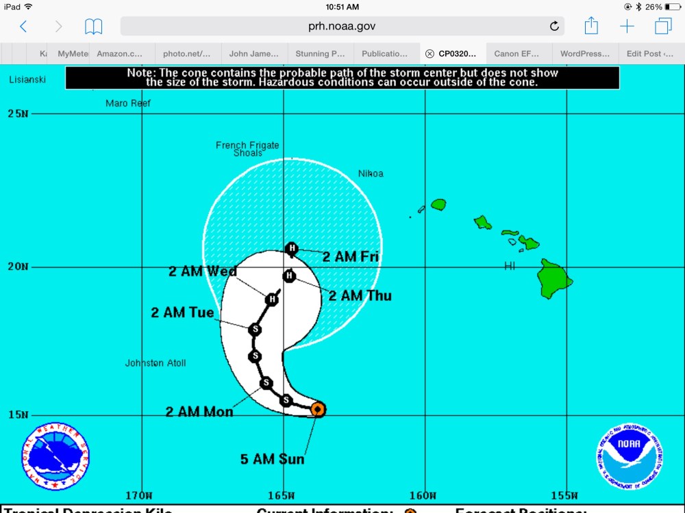 Kilo Cone of Uncertainty